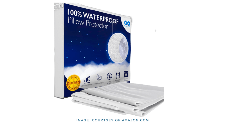 Everlasting Comfort Premium Waterproof Pillow Protectors, Pack of 2